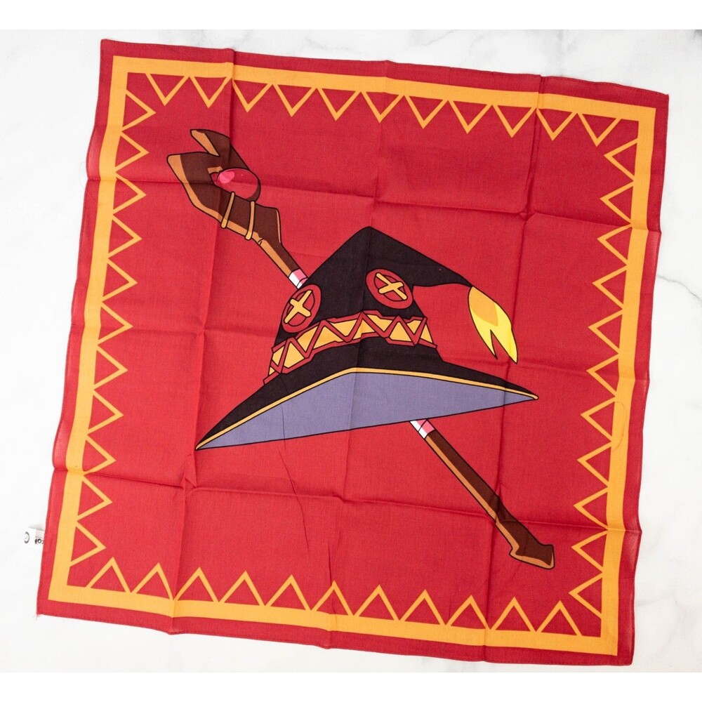 KonoSuba Megumin Official Bandana - Hat & Staff Design - Anime